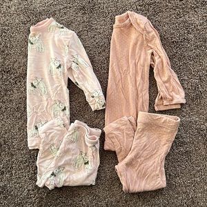 Free Birdies & Solly baby 6/12m babygirl bamboo matching sets